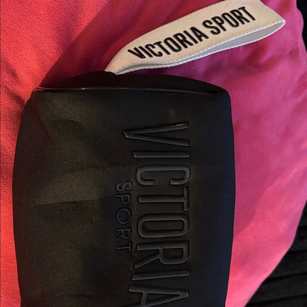 Victoria's Secret Pink and Black Pouch